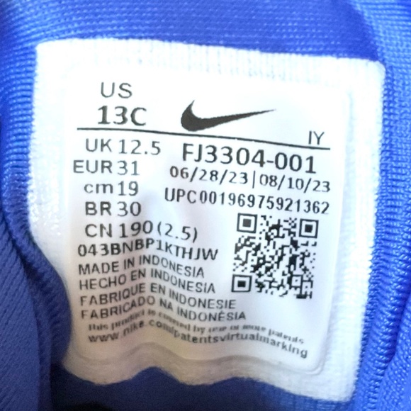 Nike Little Posite One PS Metallic Silver Dusty Cactus Kids Foamposite Sz 13C - Picture 11 of 14